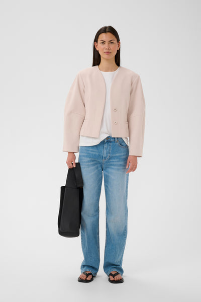 In Wear Darlina Jeans, Light Washed Denim - Flax In Bloom