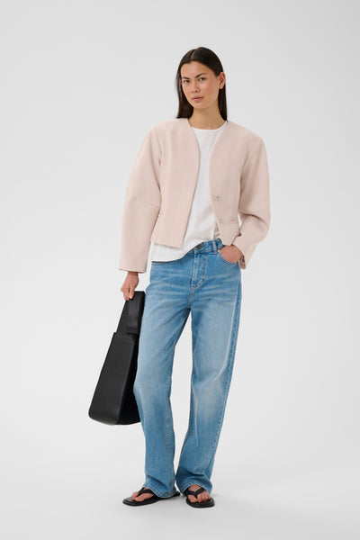In Wear Darlina Jeans, Light Washed Denim - Flax In Bloom