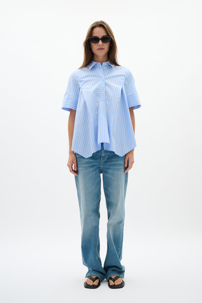 In Wear Rael Lynn Shirt, Blue Stripe