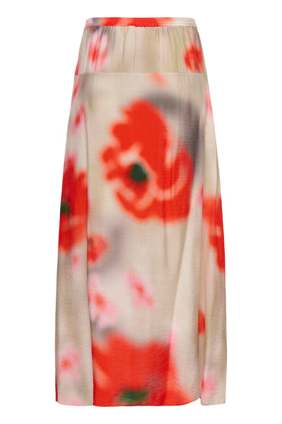 In Wear Reagan Skirt, Red Poppies