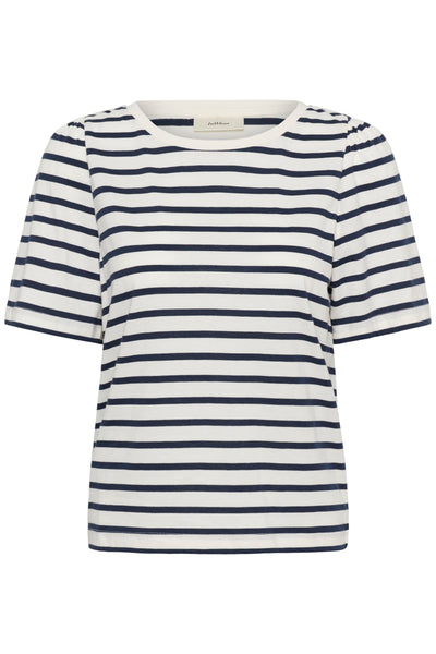 In Wear Pfia T-Shirt, Maritime Slim Navy Stripe