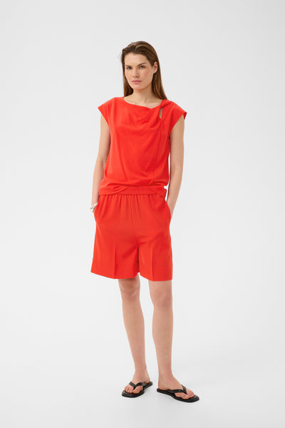 In Wear Pennie Top, Poppy Red