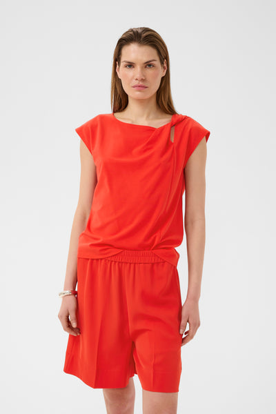 In Wear Pennie Top, Poppy Red