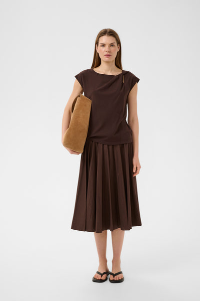 In Wear Pennie Top, Coffee Bean
