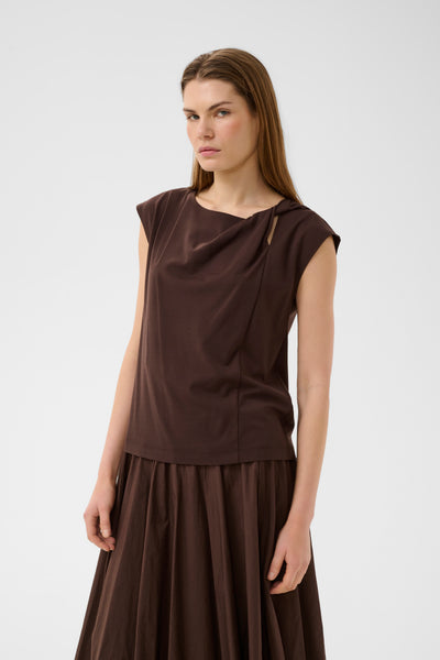 In Wear Pennie Top, Coffee Bean