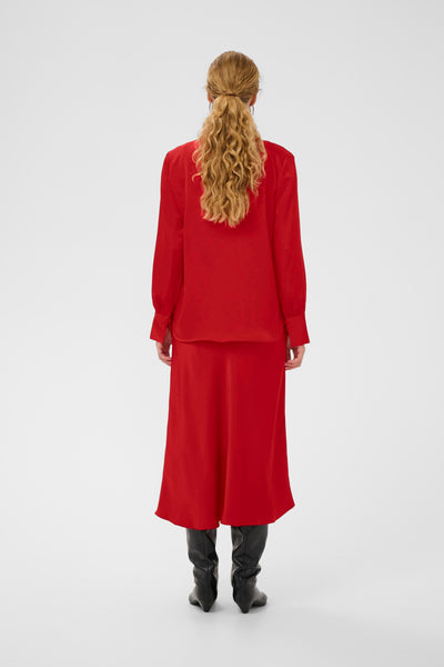 In Wear Dawn Blouse, Cranberry