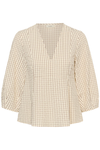 In Wear Hero Cotton Blouse, Vanilla
