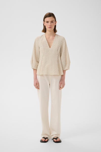 In Wear Hero Cotton Blouse, Vanilla