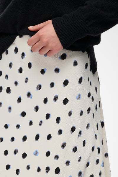 In Wear Henri Skirt, Vanilla Dot