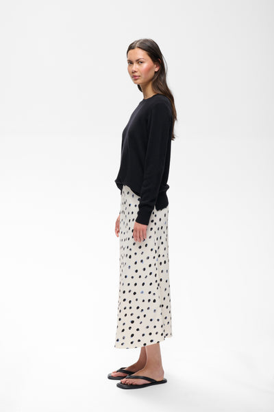 In Wear Henri Skirt, Vanilla Dot
