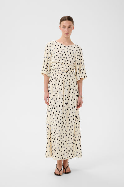 In Wear Henri Dress, Vanilla Dot