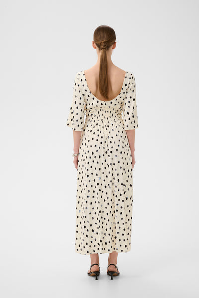 In Wear Henri Dress, Vanilla Dot