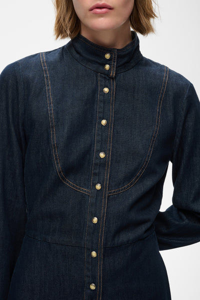 In Wear Hiro Dress, Dark Denim