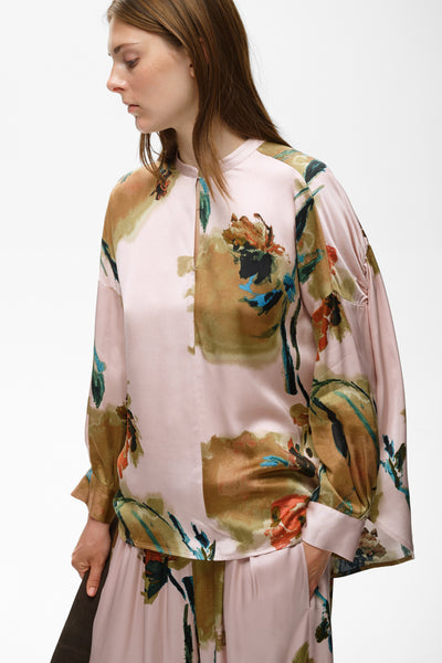 In Wear Meadow Blouse, Multi Painted Flower