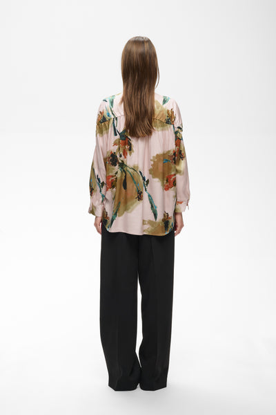 In Wear Meadow Blouse, Multi Painted Flower