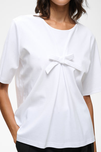 In Wear Aliston BOW T-Shirt, Pure White
