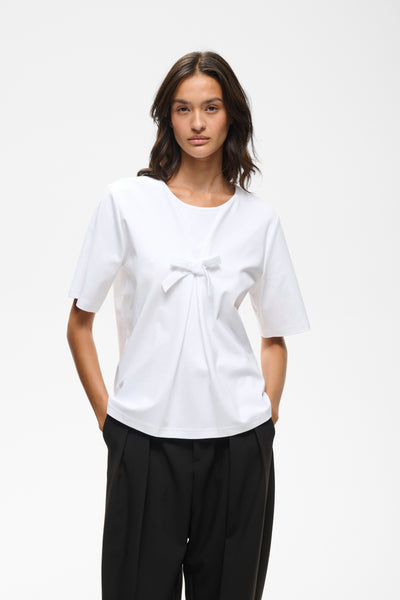 In Wear Aliston BOW T-Shirt, Pure White