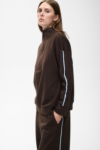 In Wear Aggie Vincent Sweatshirt, Chocolate Brown