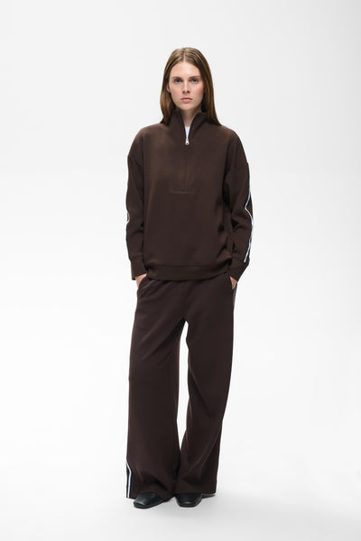 In Wear Aggie Vincent Sweatshirt, Chocolate Brown