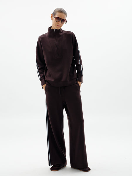 In Wear Aggie Vincent Sweatshirt, Chocolate Brown