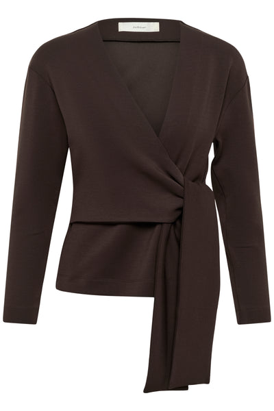 In Wear Aggie Knot Top, Chocolate