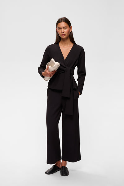 In Wear Aggie Knot Top, Black