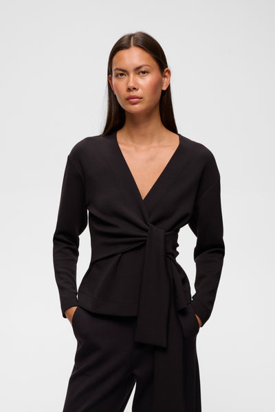 In Wear Aggie Knot Top, Black
