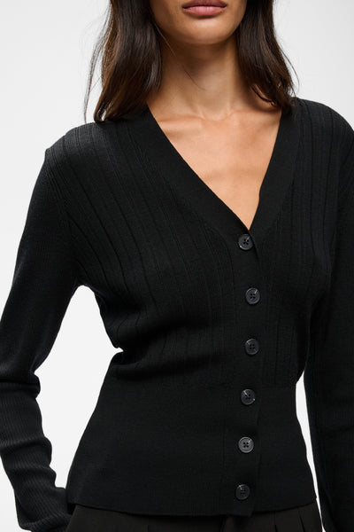 In Wear Trishe Wool Cardigan, Black