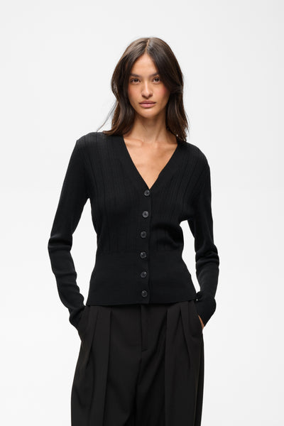In Wear Trishe Wool Cardigan, Black