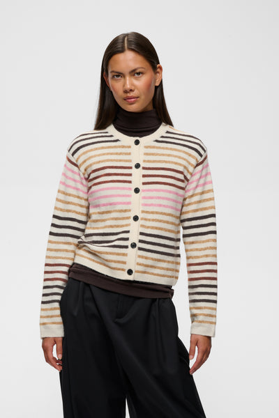 In Wear Guna Cardigan, Multi Striped