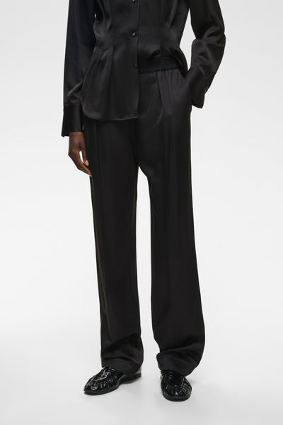 InWear Yuma Satin Trousers, Black