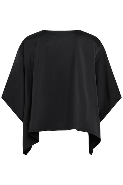 InWear Zilky Satin Top, Black