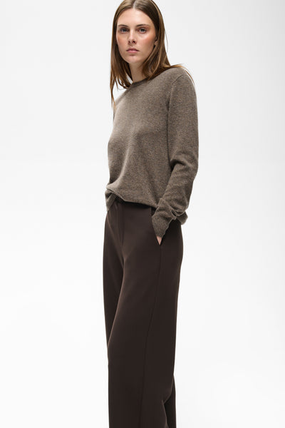 In Wear Gincette Cropped Trousers, Chocolate Brown