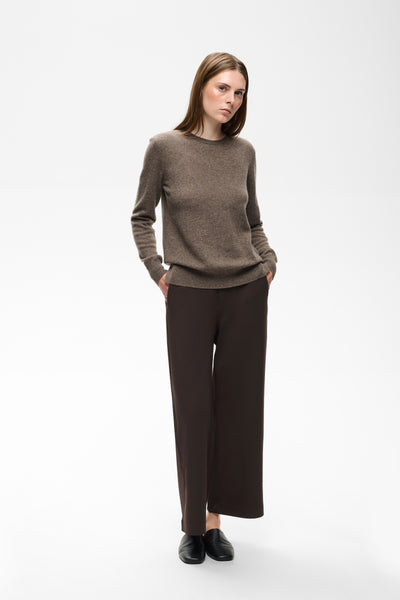 In Wear Gincette Cropped Trousers, Chocolate Brown