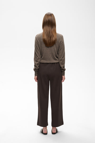 In Wear Gincette Cropped Trousers, Chocolate Brown