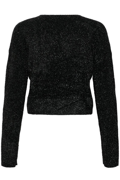 InWear Patti Cardigan, Black Shimmer