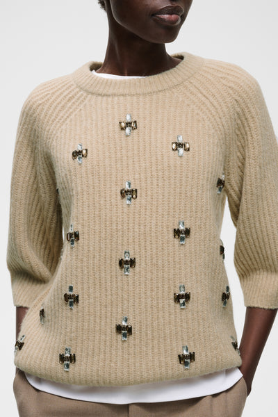 InWear Priska Sequin Knit, Cuban Sand