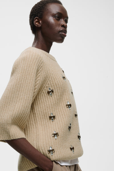 InWear Priska Sequin Knit, Cuban Sand
