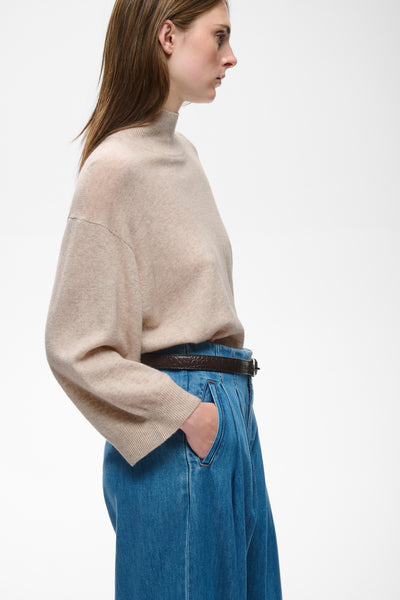 In Wear Tally Monika Wool Knit, Cinder Melange