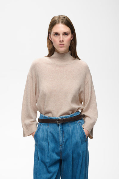 In Wear Tally Monika Wool Knit, Cinder Melange