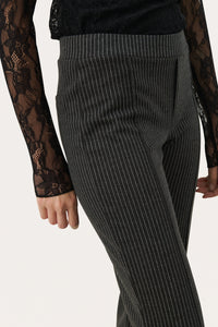 Part Two Pontas Dark Grey  Pinstripe, Trousers