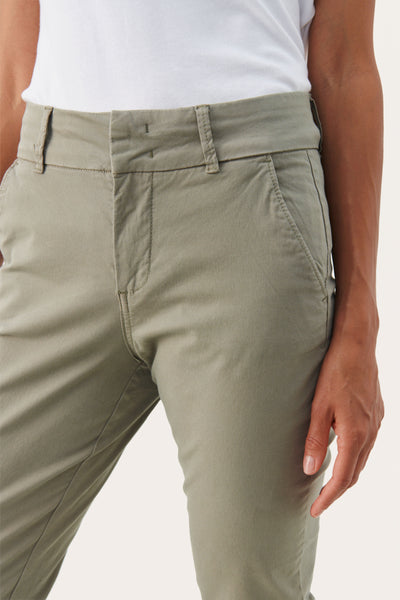 Part Two Soffys Chino, Vetiver Green