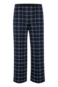 Part Two Ilisan Trousers, Navy Check