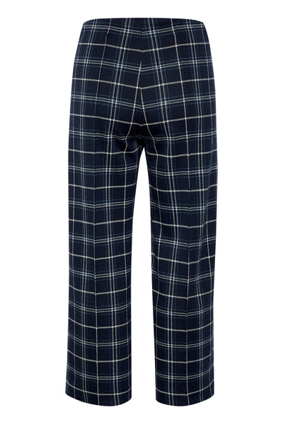 Part Two Ilisan Trousers, Navy Check