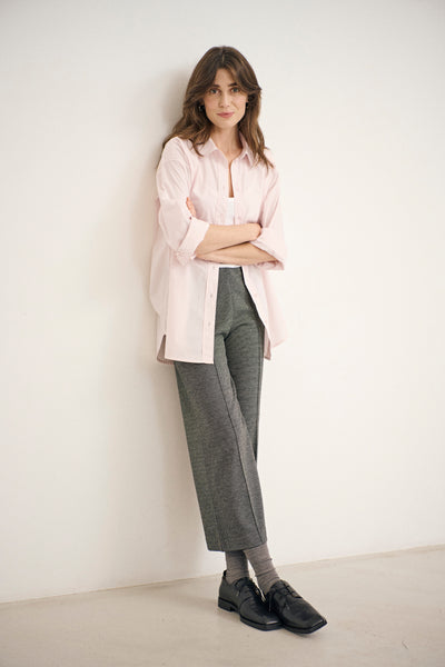 Part Two Ilisan Jersey Trouser, Salt and Pepper
