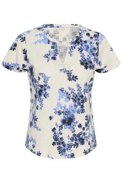 Part Two Gesinas T-Shirt, Blue Shadow Flower