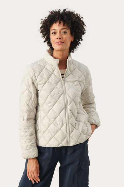 Part Two Olia Puffa Down Jacket, Silver Lining