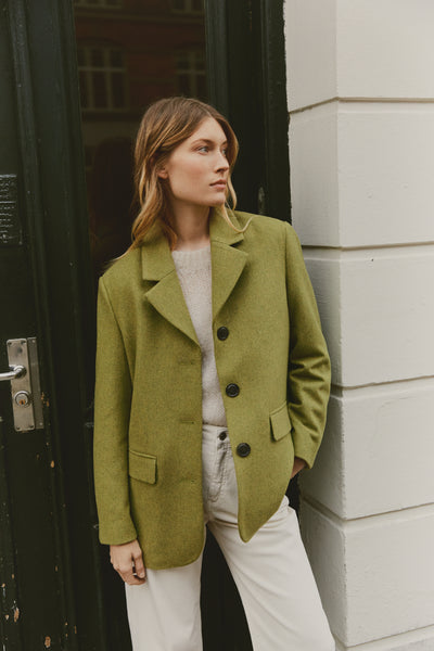 Part Two Ceyla Blazer, Moss Green