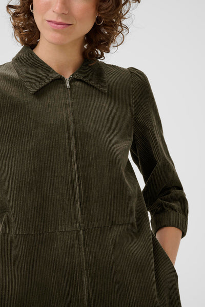 Part Two Eyvors Corduroy Dress, Tarmac