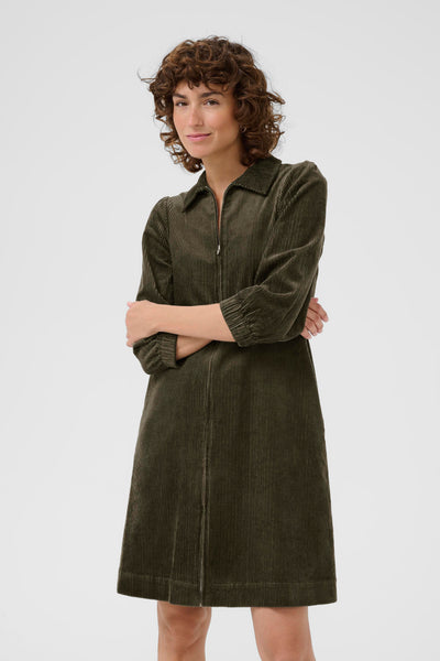 Part Two Eyvors Corduroy Dress, Tarmac